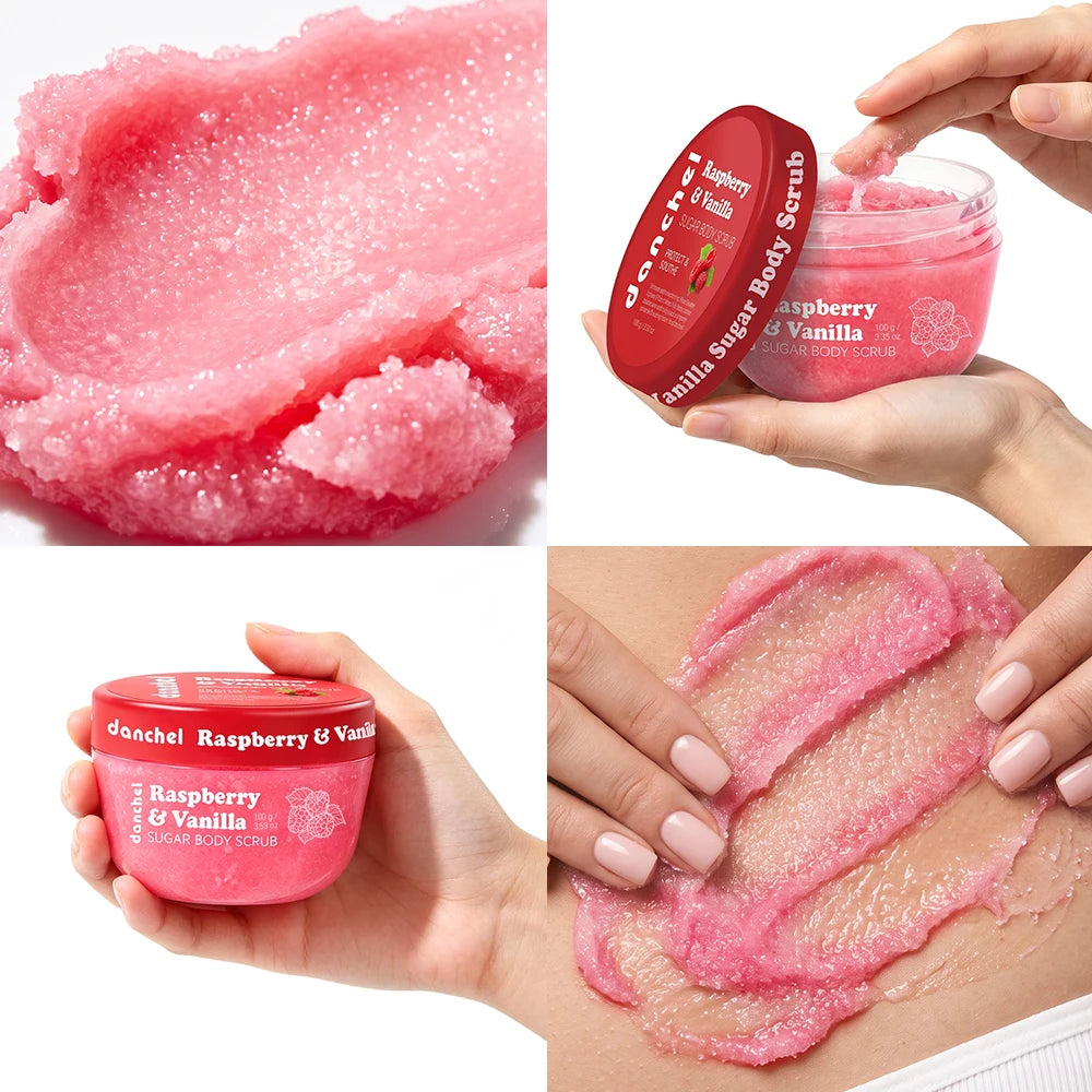 Raspberry & Vanilla Sugar Exfoliating Body Scrub