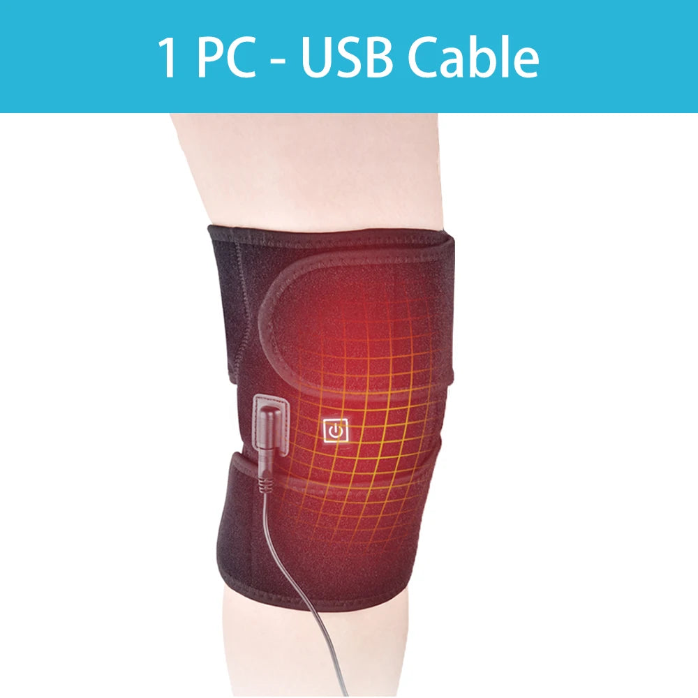 Electric Heated Knee Brace for Joint Pain Relief - 13