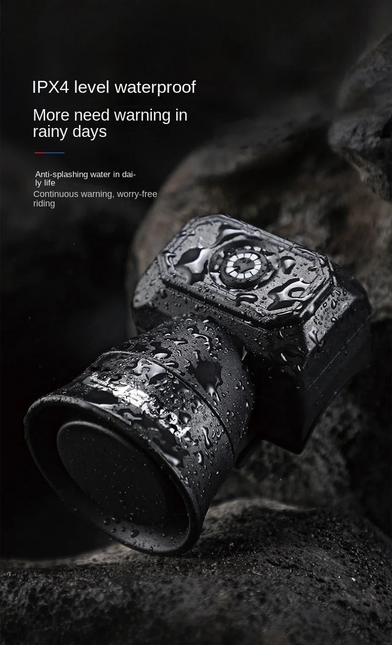 Waterproof Electronic Bicycle Horn with 5 Sound Modes - 13
