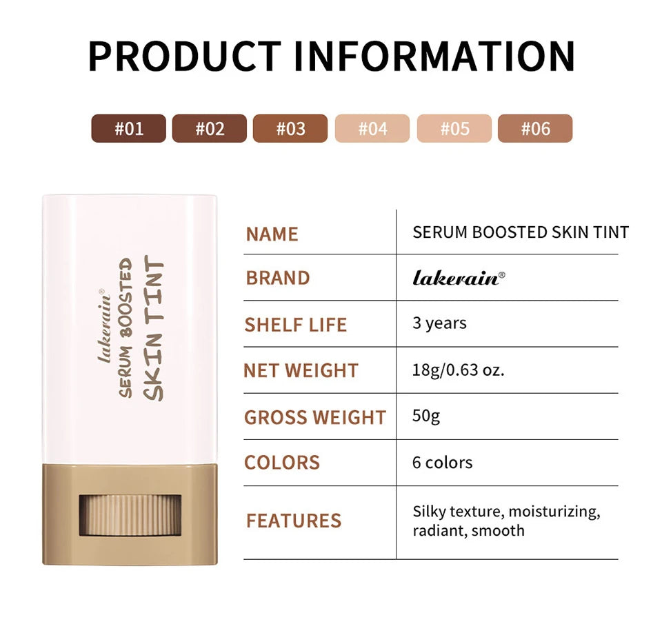 Matte Foundation Stick and Pressed Powder Beauty Set - 17