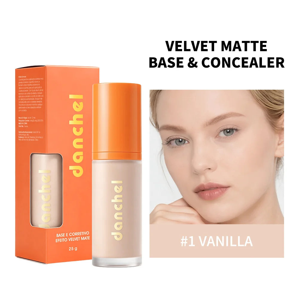 2-in-1 Velvet Matte Liquid Foundation and Concealer - 30