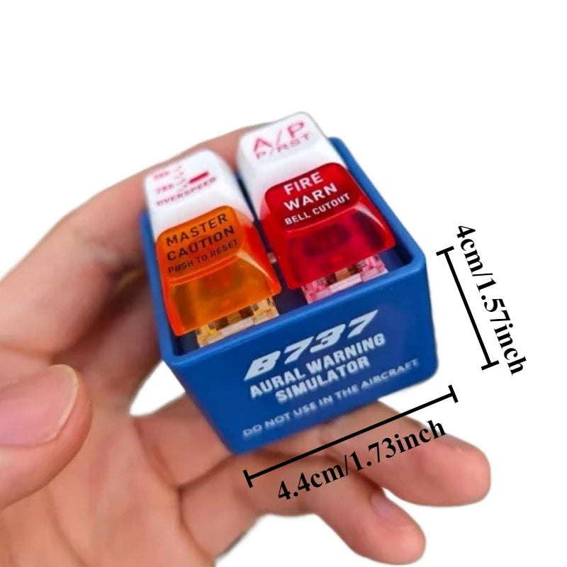 Aircraft Warning Sound Simulator Keychain for Aviation Enthusiasts - 4