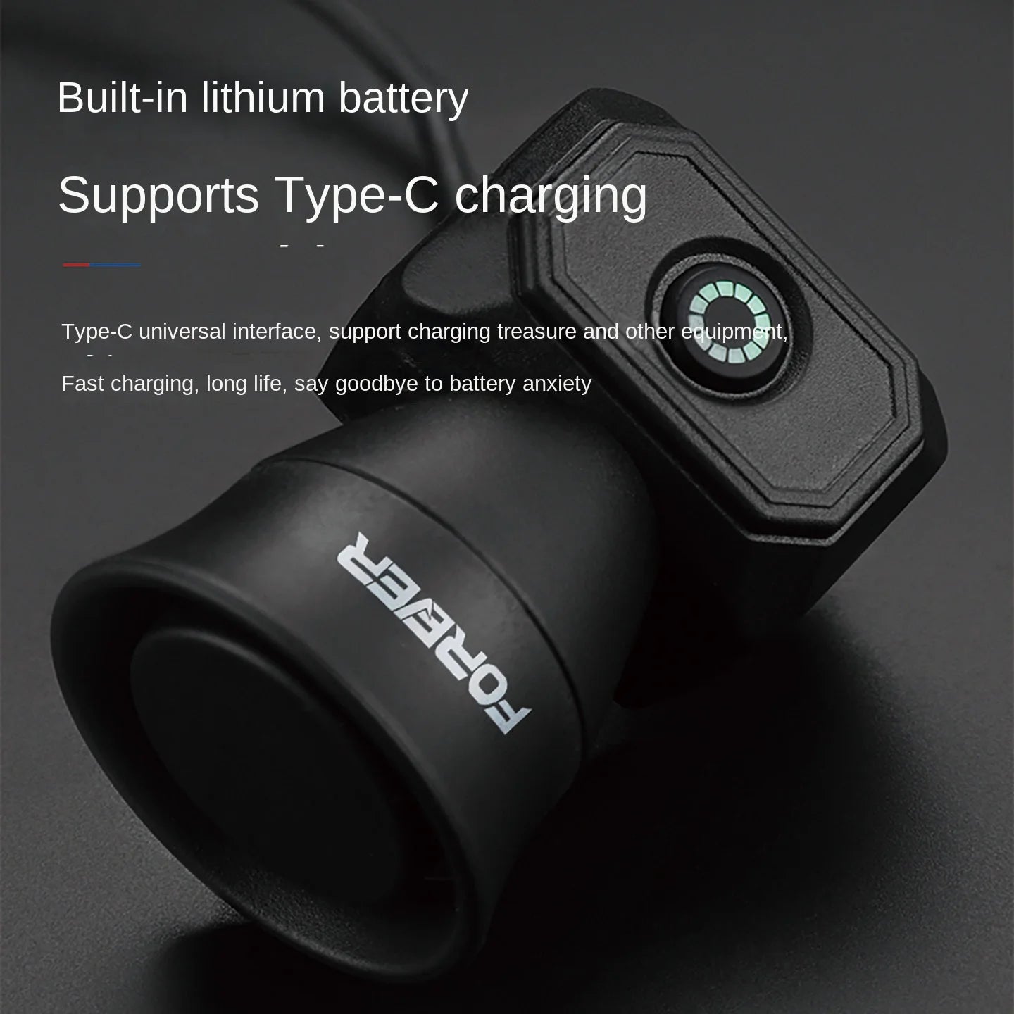 Waterproof Electronic Bicycle Horn with 5 Sound Modes - 6