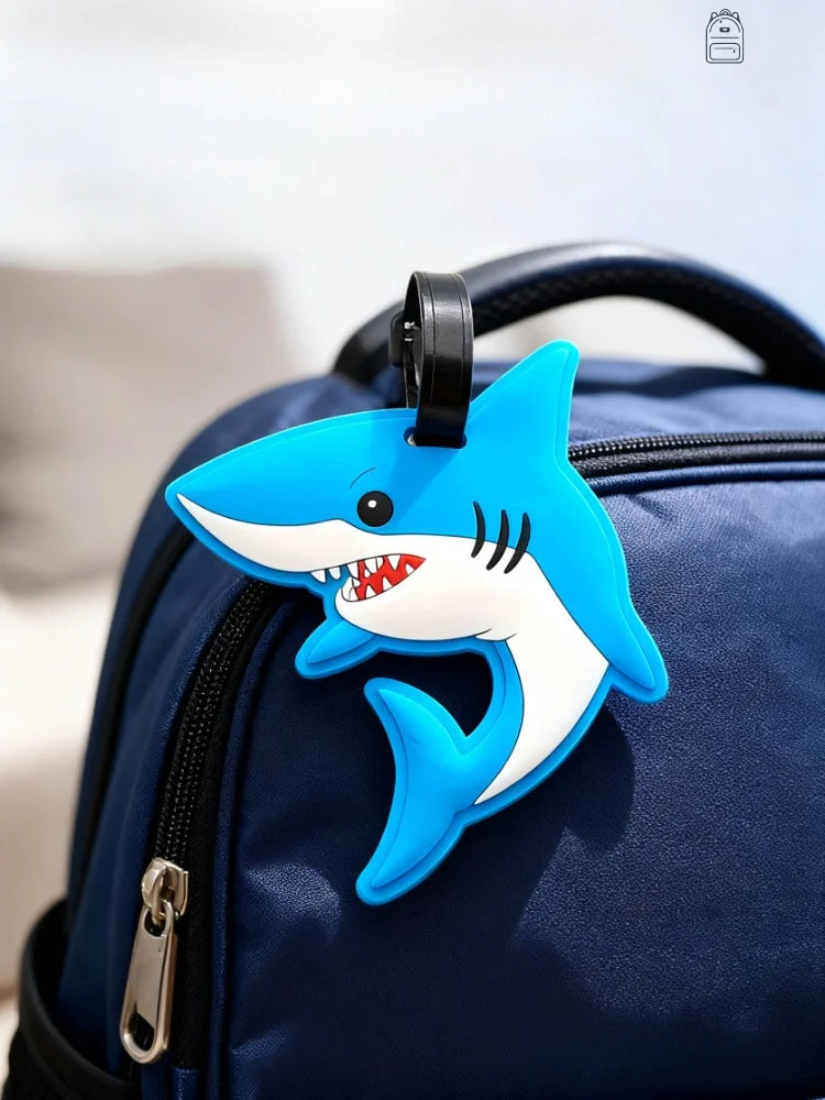 Shark Luggage Tag for Travel Identification - 7