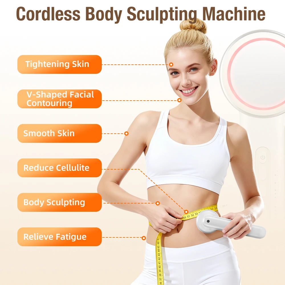 EMS Ultrasound Body Slimming and Facial Lifting Massager