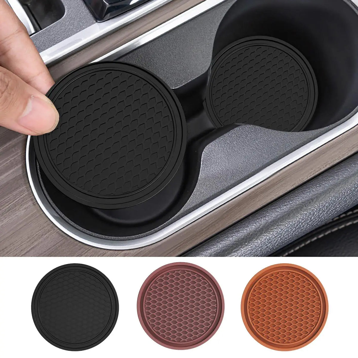 Anti-Slip Silicone Car Cup Holder Coasters