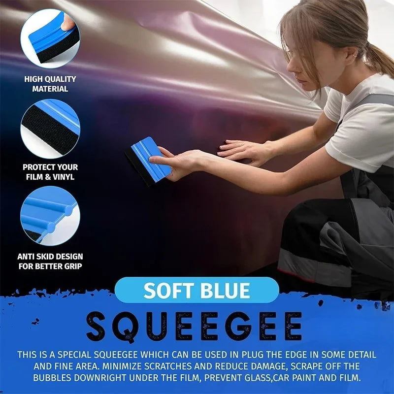 Vinyl Wrap and Window Tint Installation Tool Kit - 9