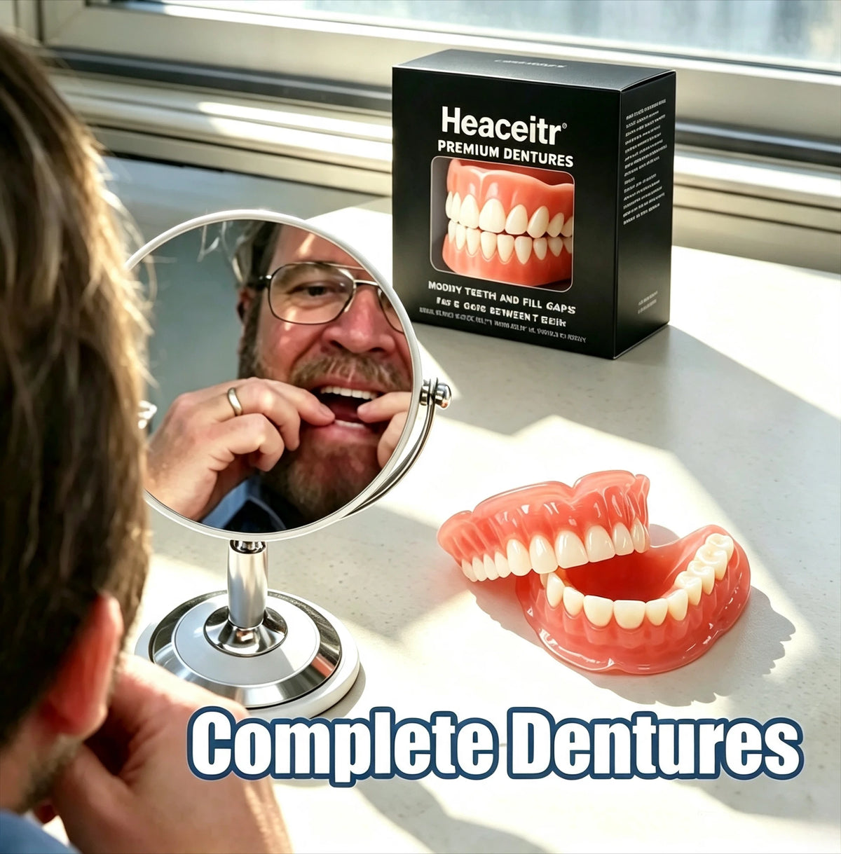 Custom Fit Boil and Shape Comfort Dentures