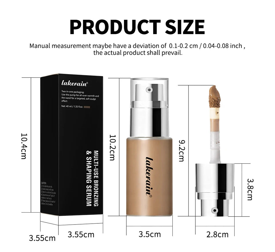Multi-Use Bronzing and Shaping Foundation Serum - 17