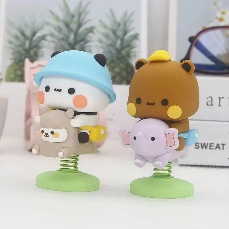 Cute Cartoon Panda and Bear Dashboard Ornament - 21