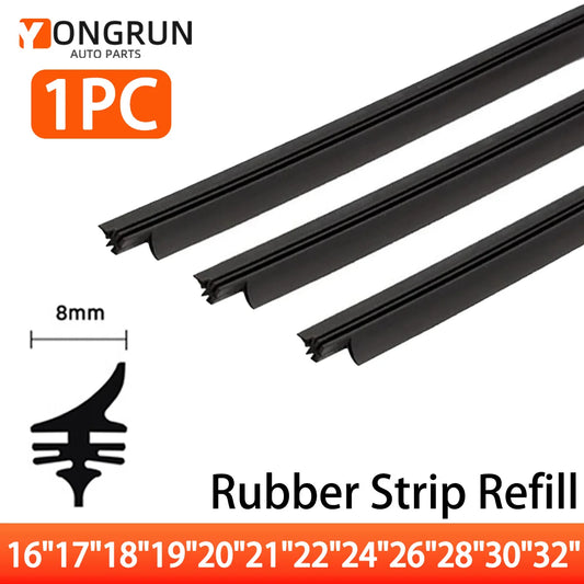 Universal Wiper Blade Rubber Refill Strip Replacement