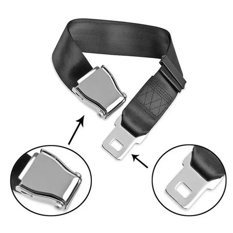 Adjustable Airplane Seat Belt Extender for Comfortable Travel