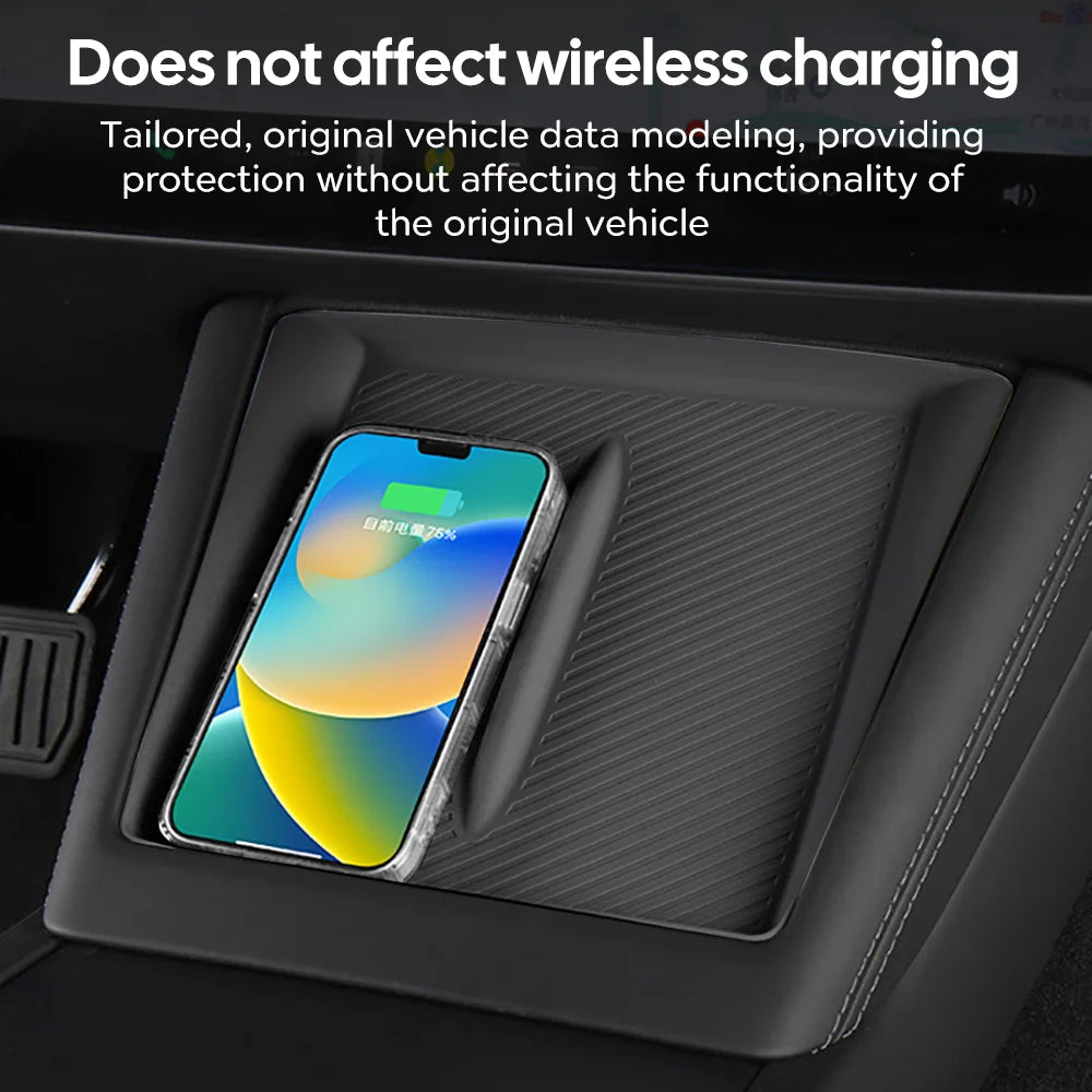 Wireless Charging Pad Cover for Model 3 Highland and Model Y Juniper