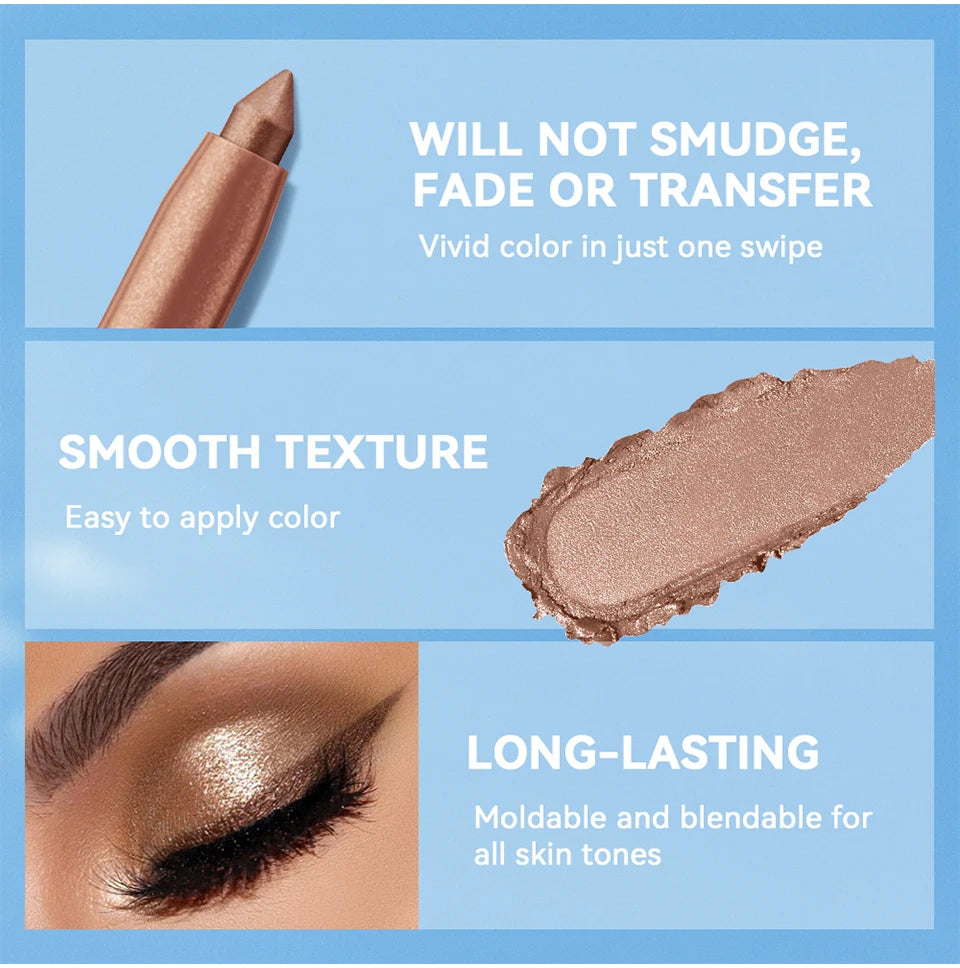 Creamy Long-Lasting Eyeshadow Stick for All-Day Wear