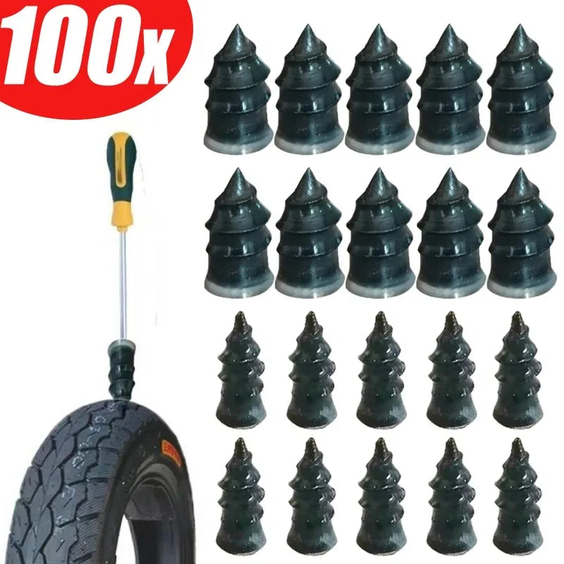 Emergency Tire Puncture Repair Rubber Screws