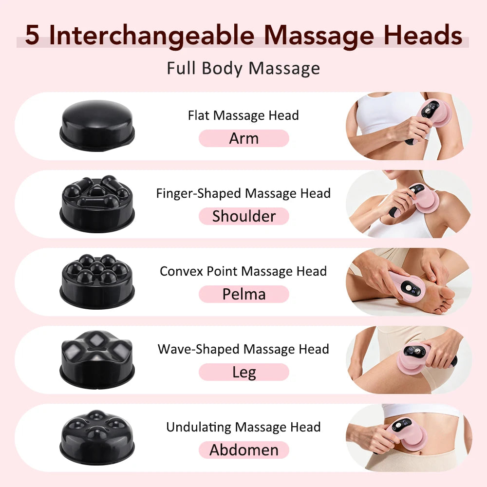 Electric Handheld Body Slimming and Anti-Cellulite Massage Device - 4