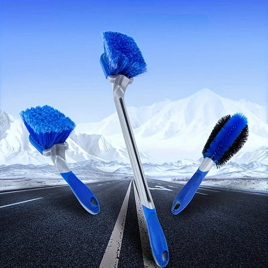 Car Tyre and Interior Detailing Cleaning Brush Set