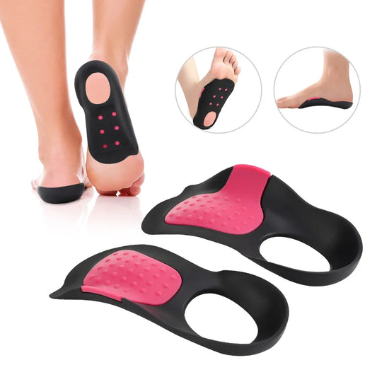 Orthopedic Arch Support Insoles for Flat Feet and Alignment