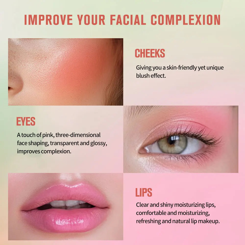 Tinted Moisturizing Blush Stick for Cheeks and Lips - 4