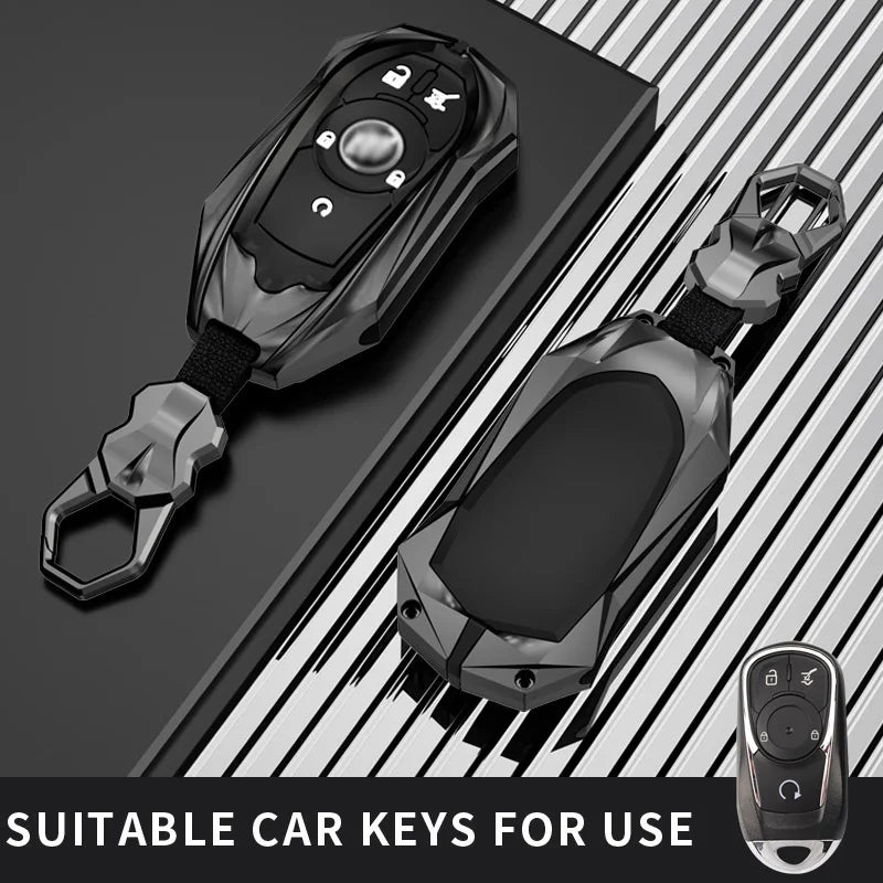 Protective Galvanized Alloy Key Fob Cover for Buick