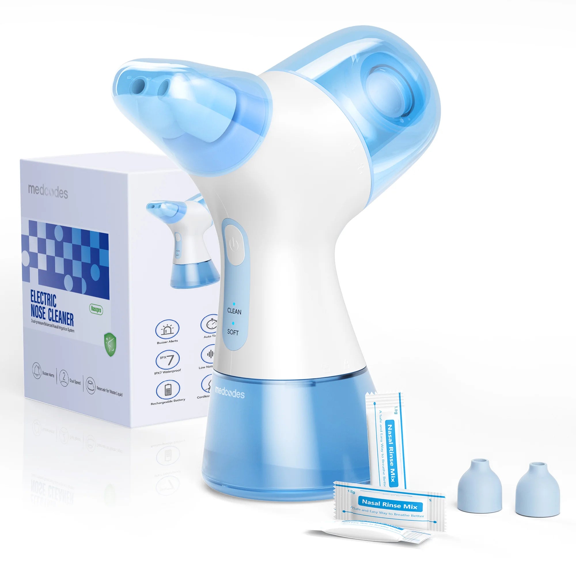 Electric Nasal Irrigation System for Sinus and Allergy Relief - 1