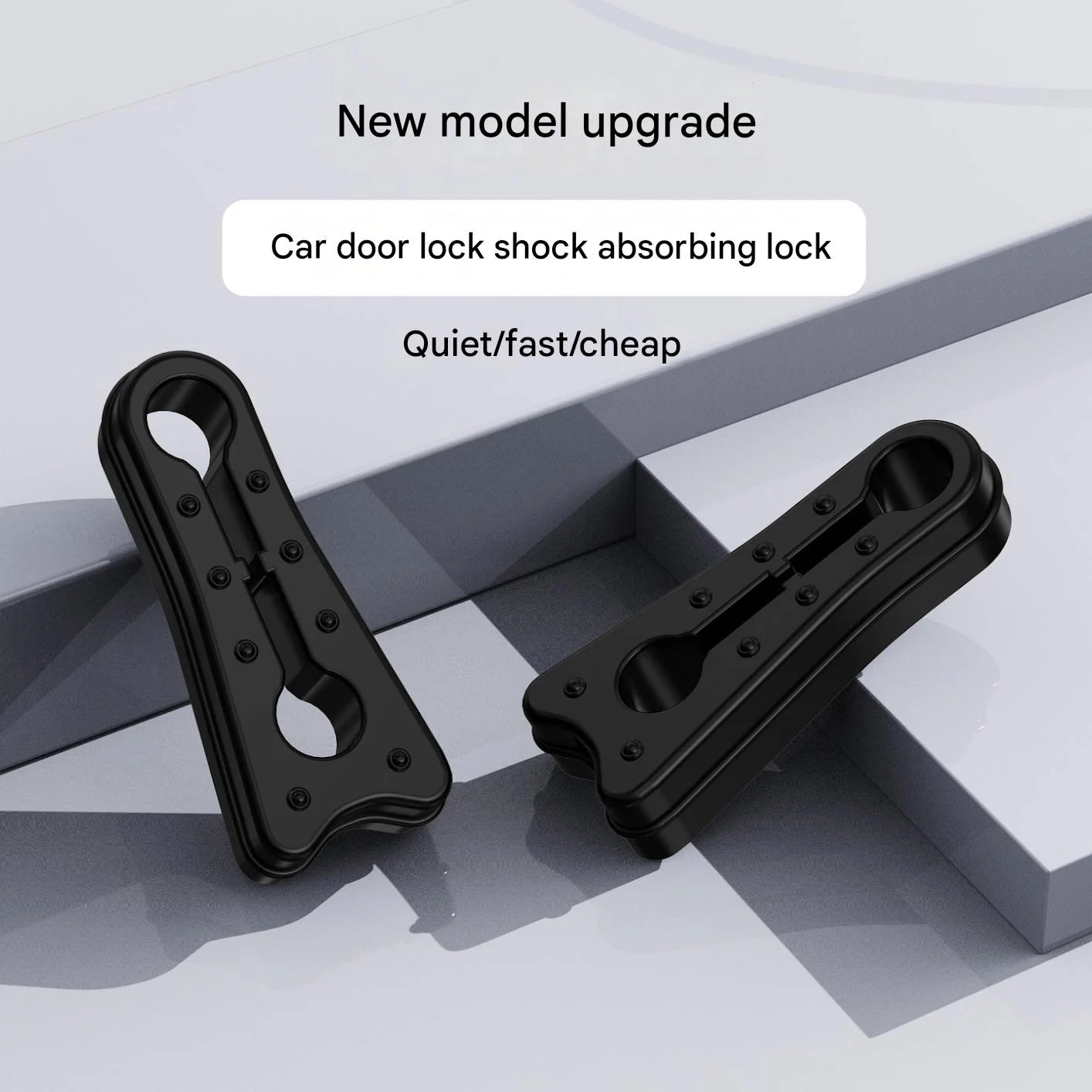 Car Door Lock Shock Absorbing Damping Covers - 2