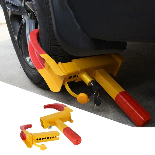 Heavy Duty Anti-Theft Wheel Clamp Lock for Vehicles