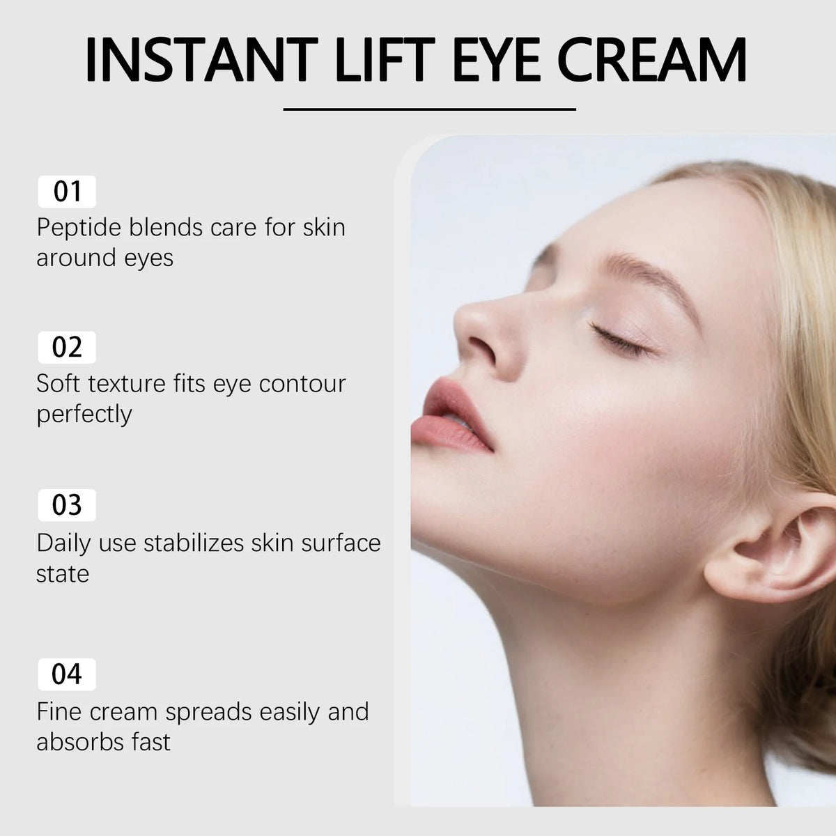 Lifting and Firming Eye Cream for Dark Circles and Fine Lines