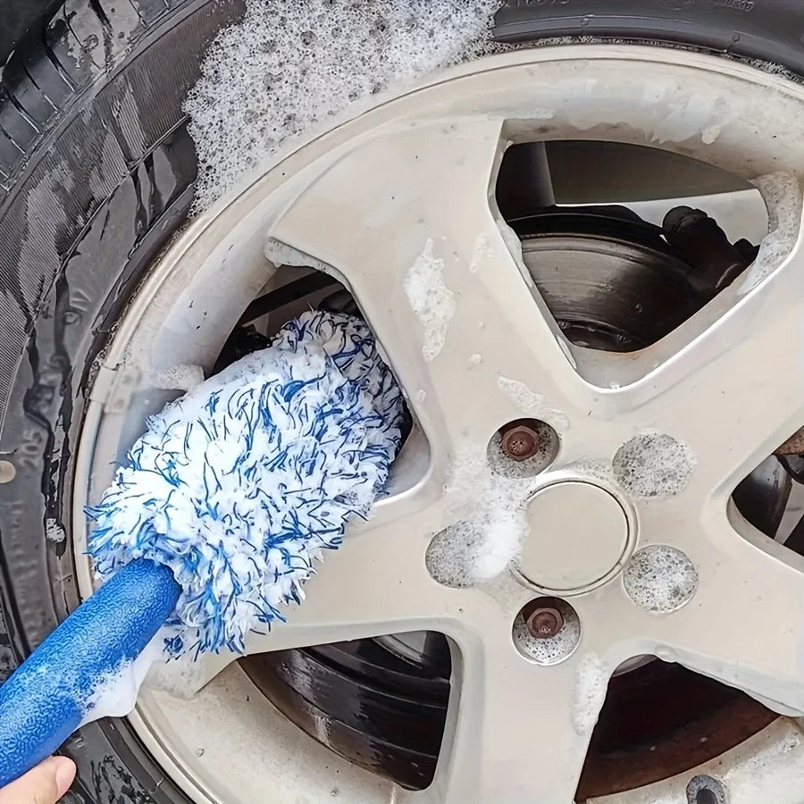 Microfiber Car Wheel and Rim Cleaning Brush