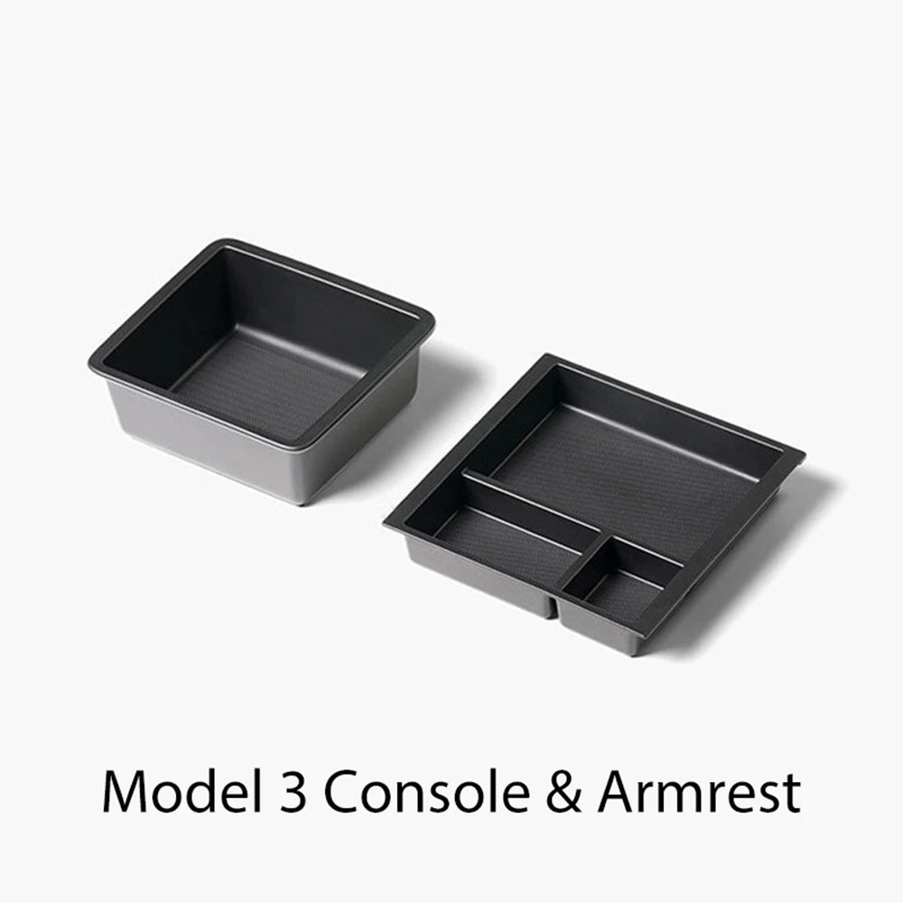 Center Console Organizer Tray Set for Tesla Model 3 Highland