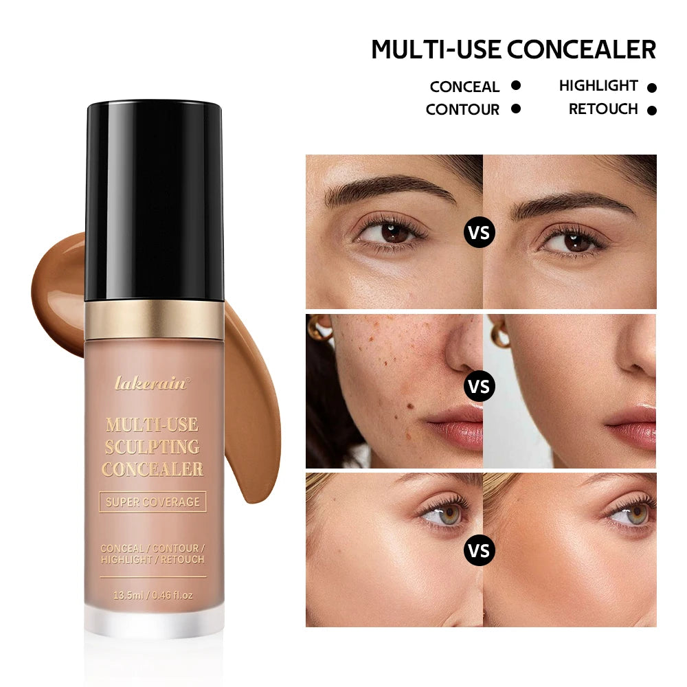 Multi-Use Sculpting Concealer for Full Coverage and Contouring - 2