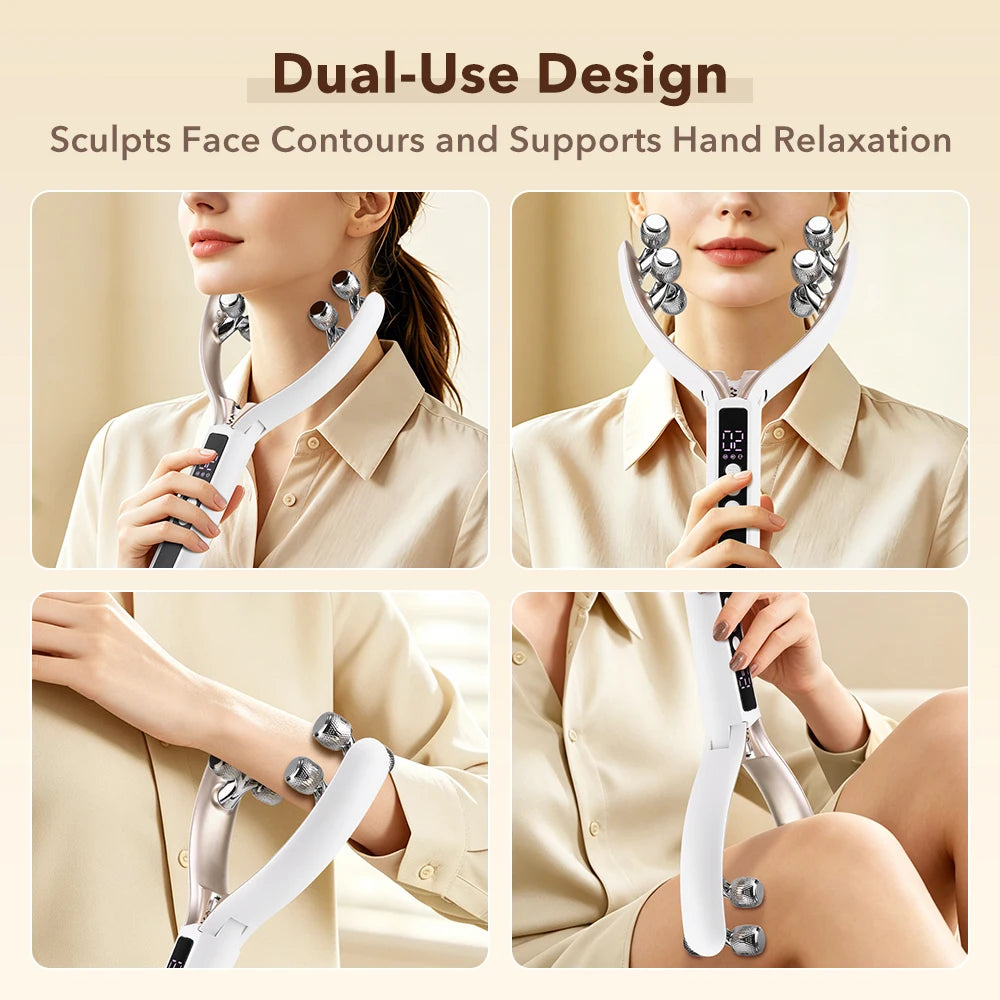 Microcurrent Facial and Neck Lifting Massager