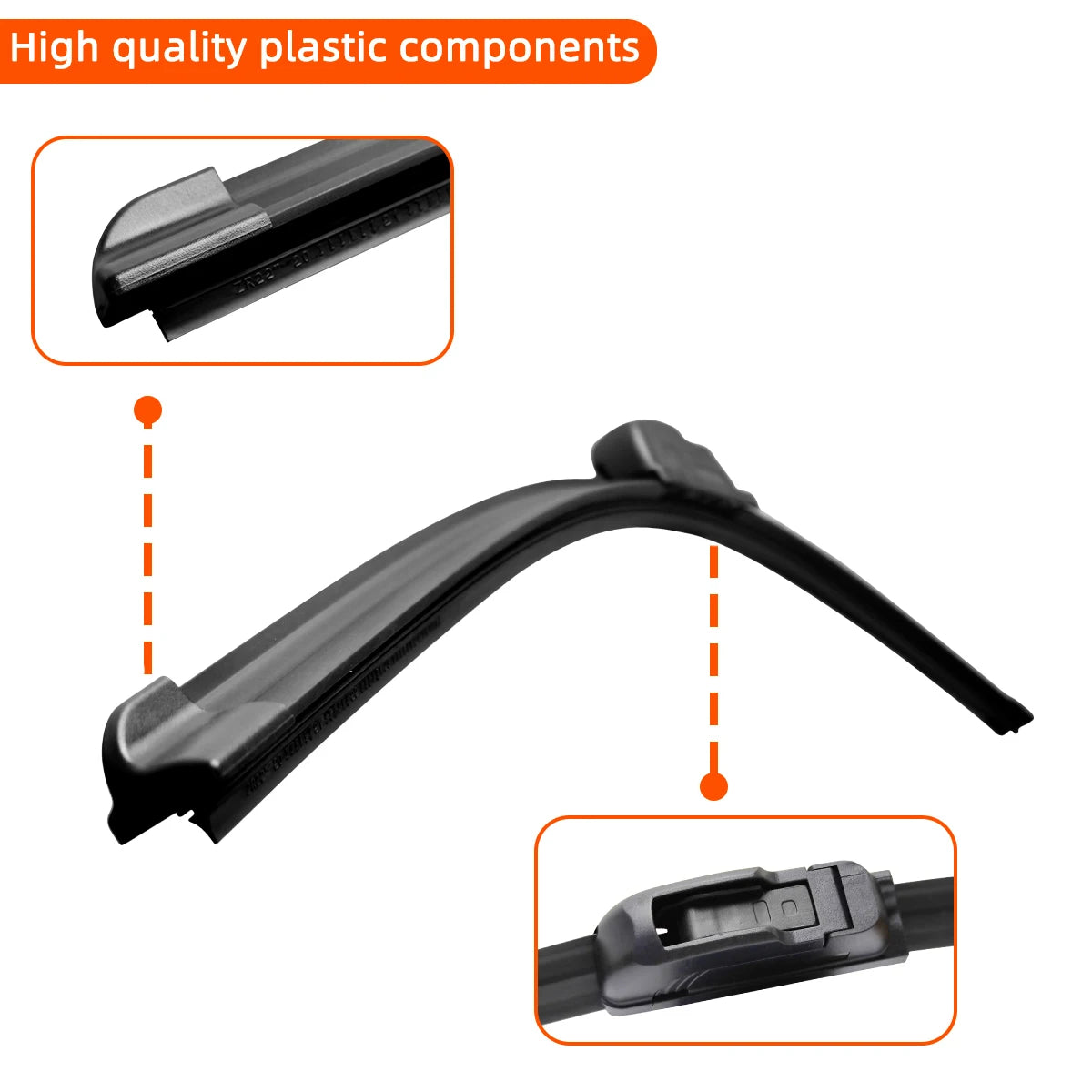 Universal Frameless J-Hook Car Windshield Wiper Blade - 2