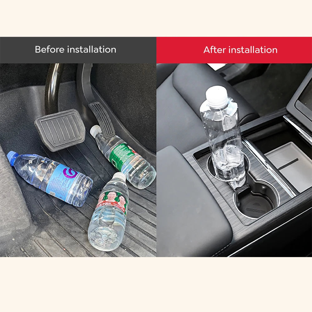 Anti-Slip Cup Holder Coasters for Tesla Model 3 Highland and Model Y - 5