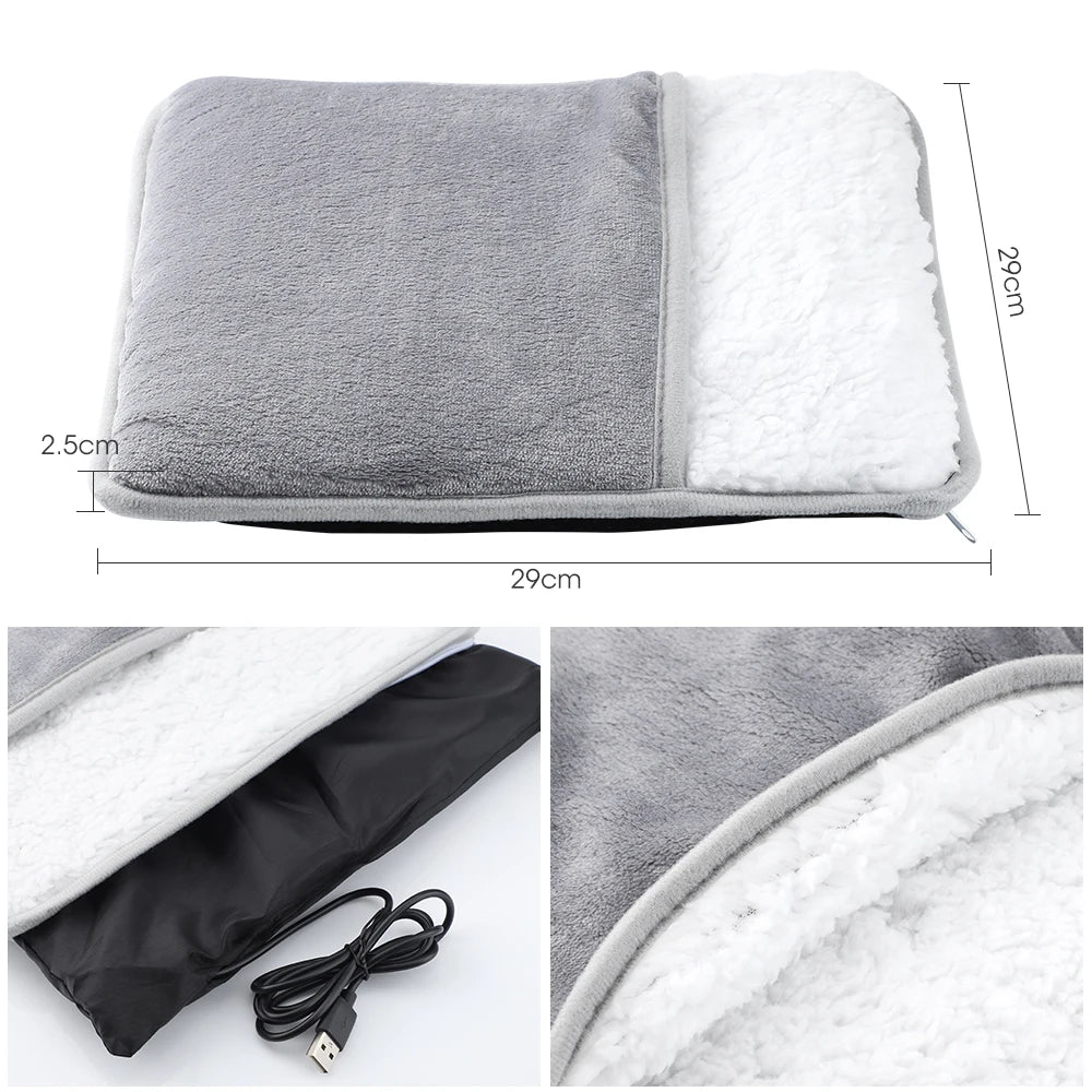 Electric Heated Foot Warmer for Office and Home - 25