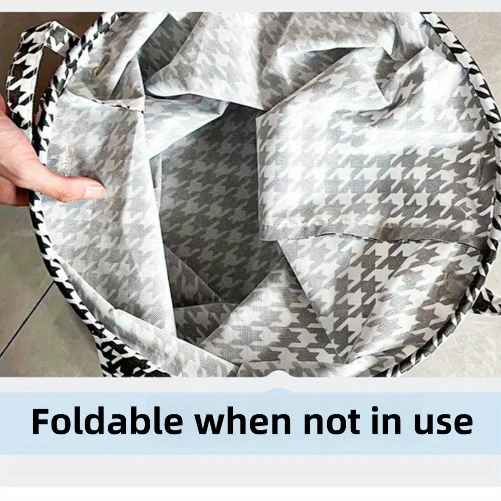 Collapsible Fabric Laundry and Storage Basket