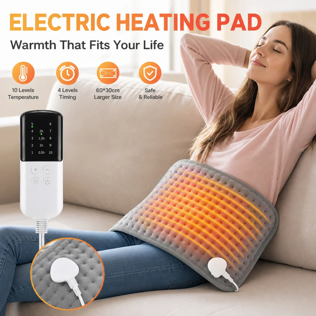 Electric Heating Pad for Pain Relief and Muscle Relaxation - 7
