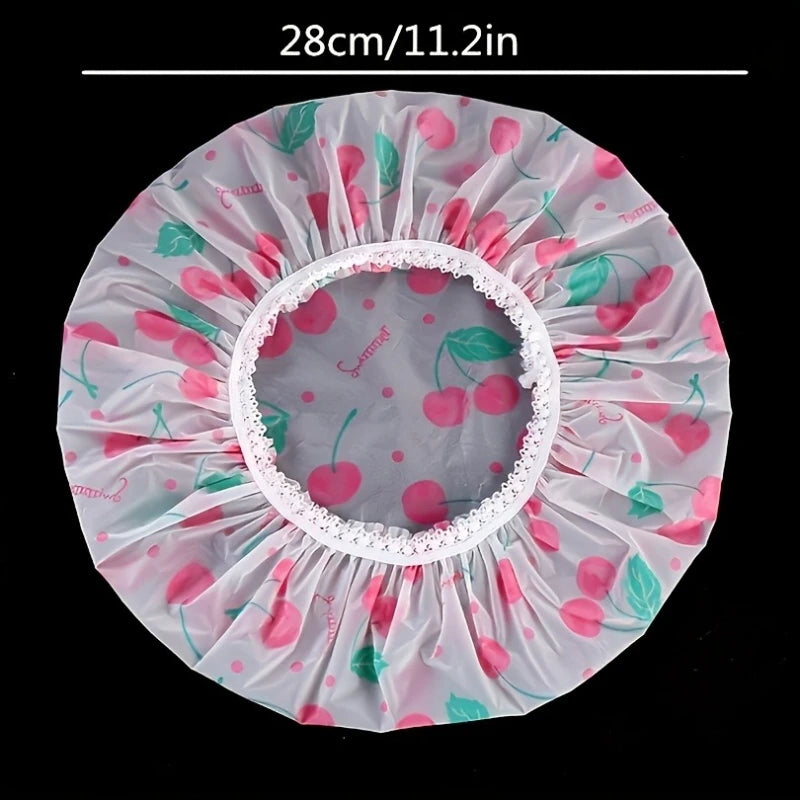 Adjustable Waterproof Shower Cap for Hair Protection