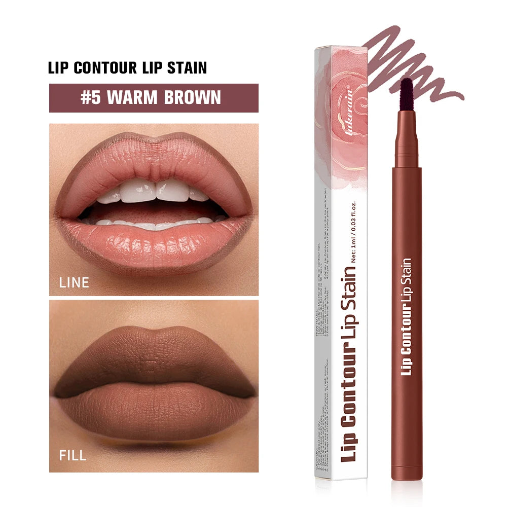 Dual-Ended Matte Lip Contour Stain and Liner Pencil - 42