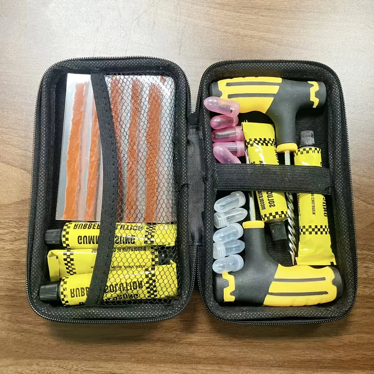 Pro Tire Repair Kit for Car and Motorcycle Punctures