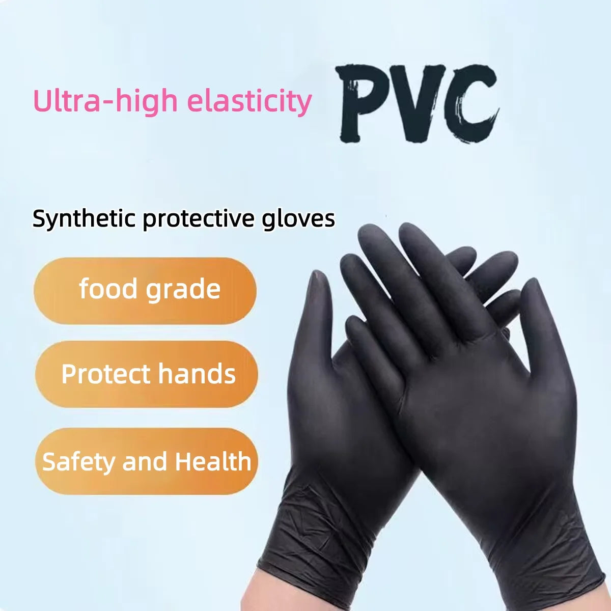 Heavy-Duty Disposable Nitrile Cleaning Gloves