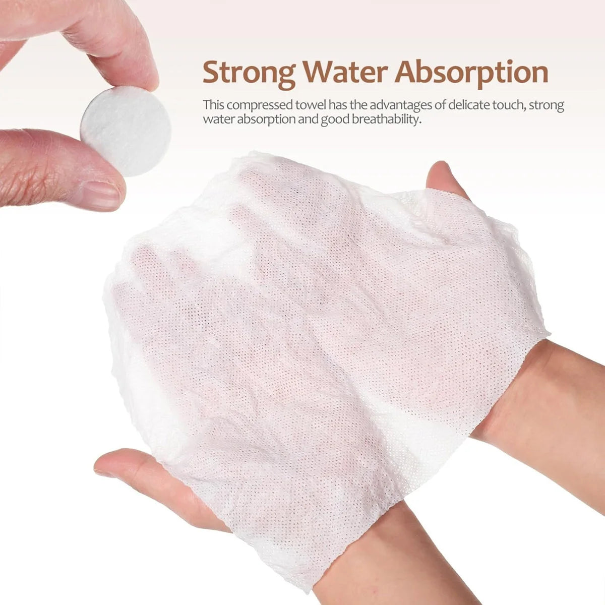 Portable Compressed Disposable Travel Towels - 6