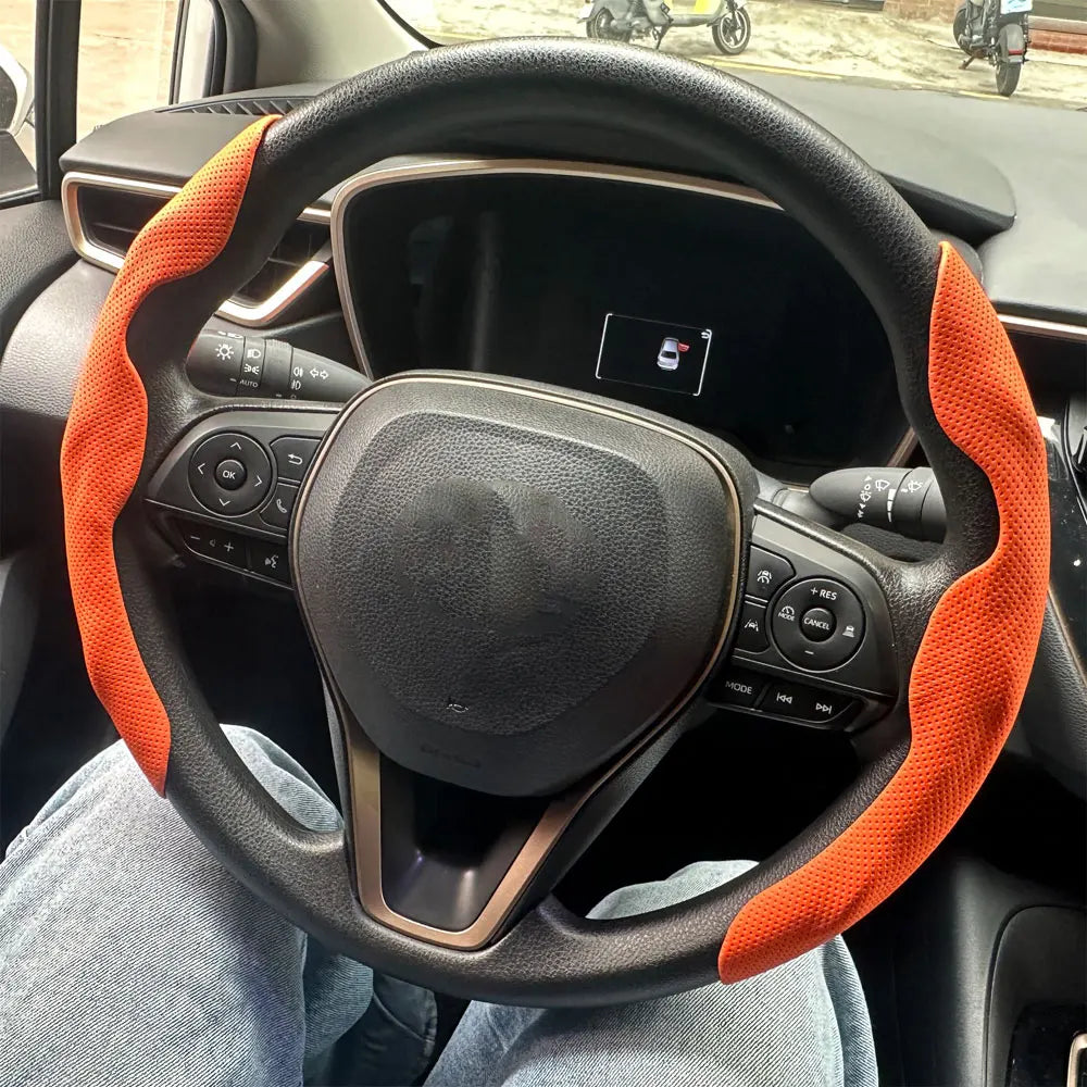 Anti-Slip Steering Wheel Booster Cover for Enhanced Grip - 10