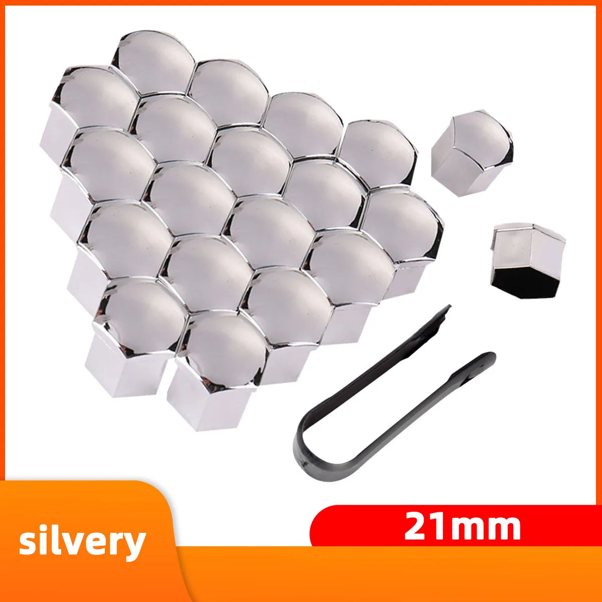 Protective Car Wheel Nut Covers for Rust Prevention - 9