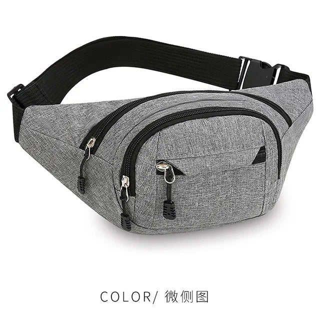 Multifunctional Waist Pack Adjustable Commuter Travel Belt Bag