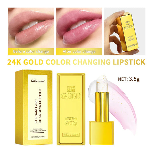 24K Gold Infused Color Changing Moisturizing Lip Balm