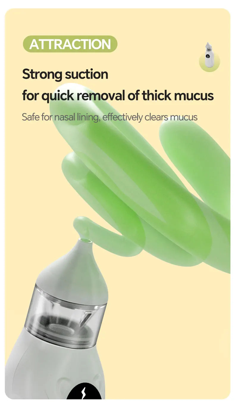 Electric Baby Nasal Aspirator with 9 Suction Levels - 11