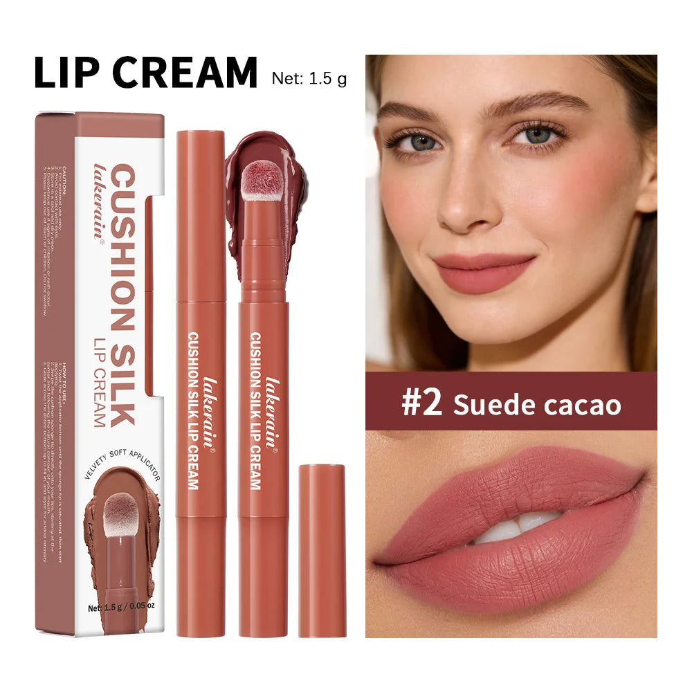 Cushion Silk Matte Lip Cream and Blush