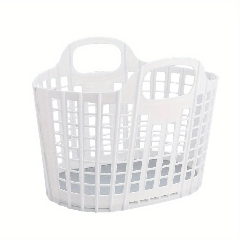 Foldable Portable Storage Basket for Laundry and Organizing - 12
