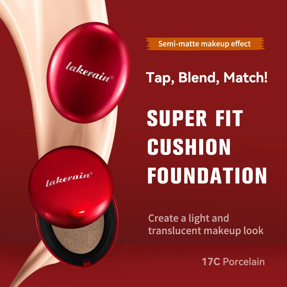 Long-Wear Semi-Matte Cushion Foundation with SPF
